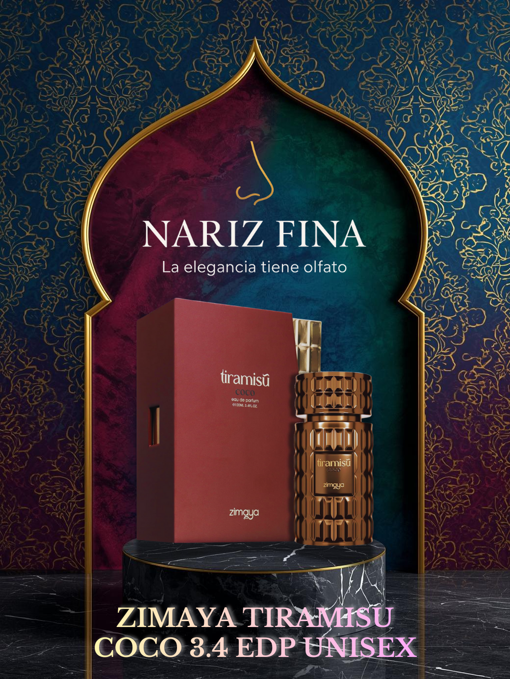 ZIMAYA TIRAMISU COCO 3.4 EDP UNISEX 100ML