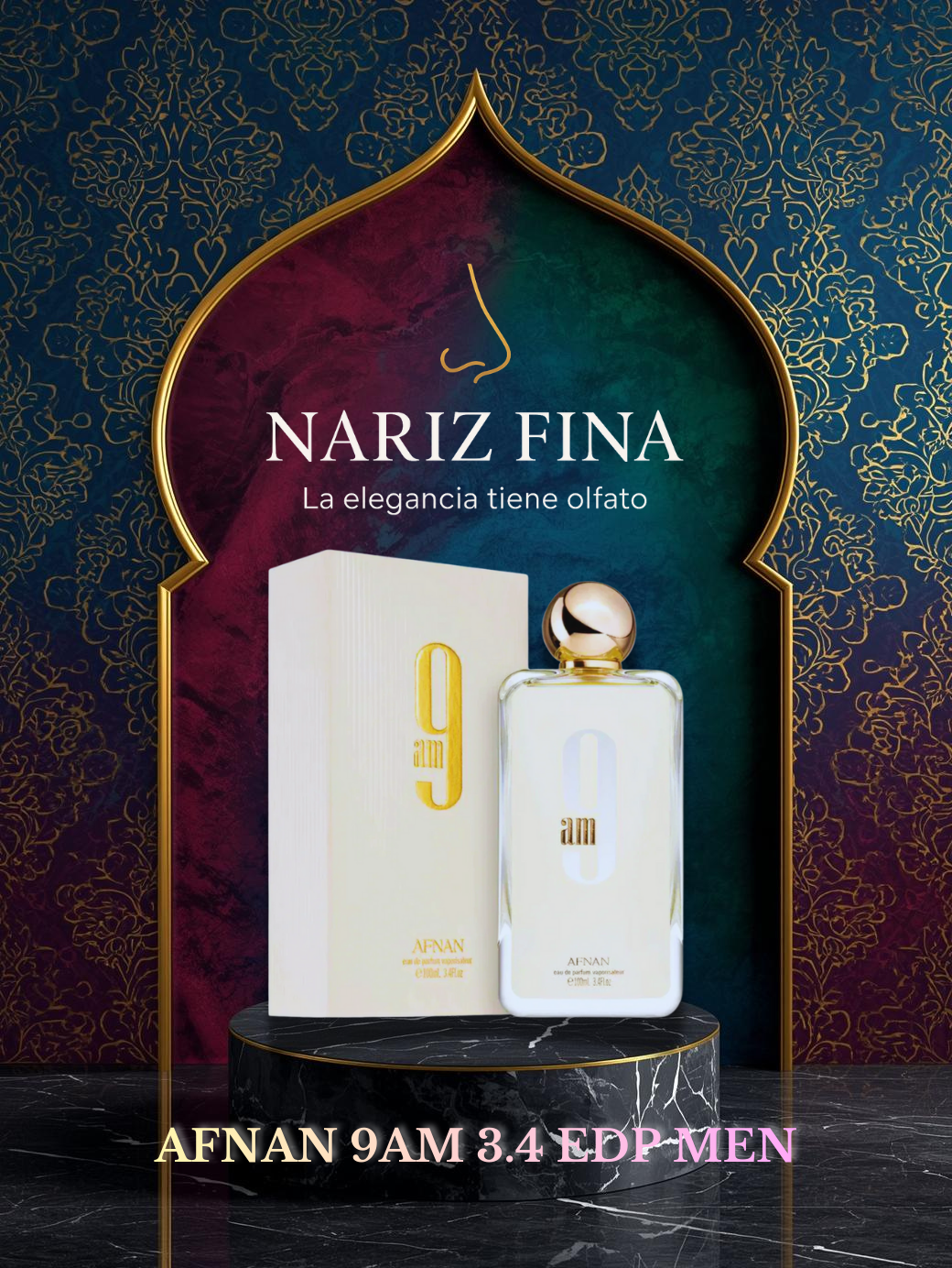 AFNAN 9AM 3.4 EDP MEN 100ML