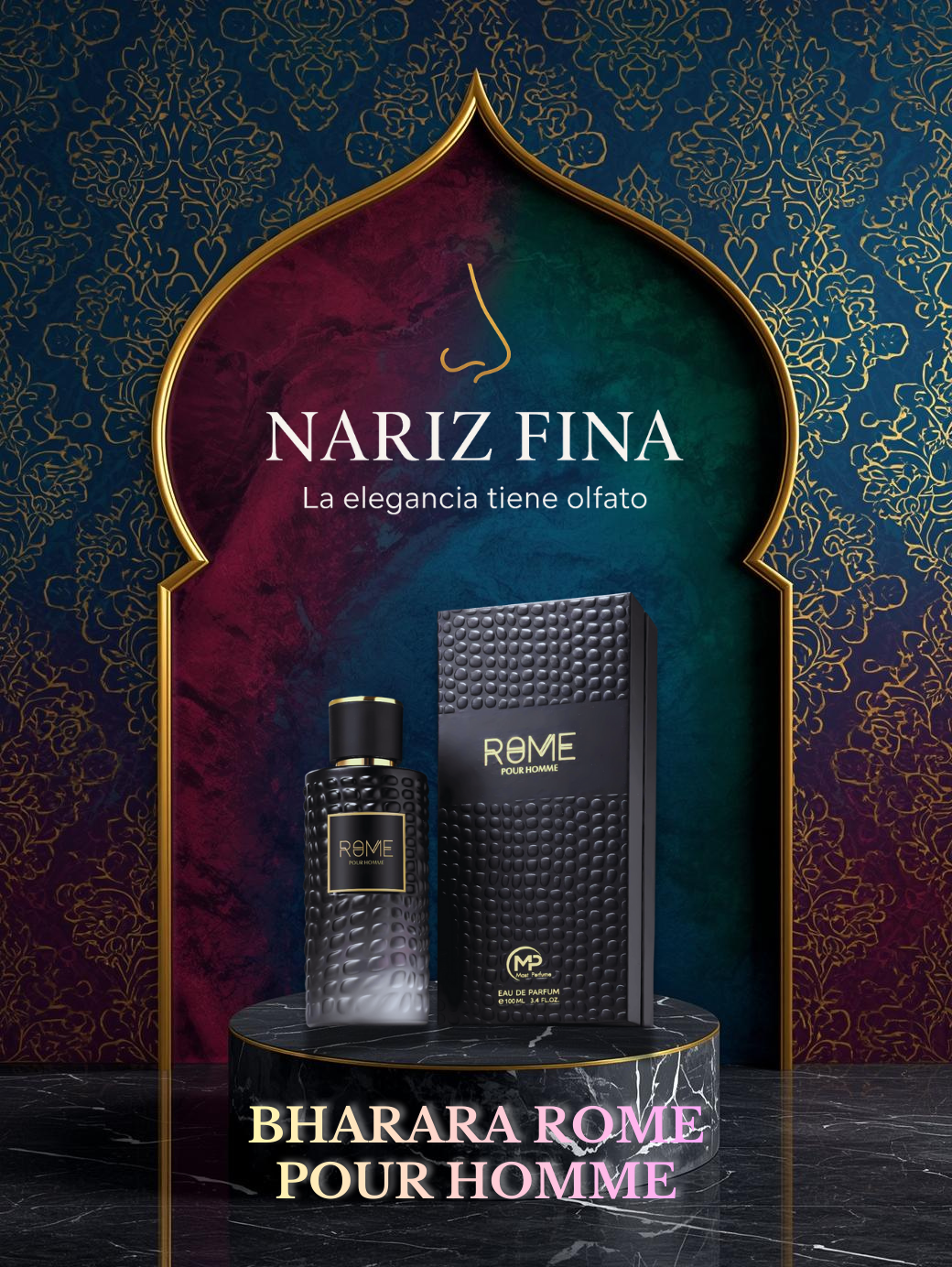 BHARARA ROME POUR HOMME 3.4 EDP FOR MEN 100ML