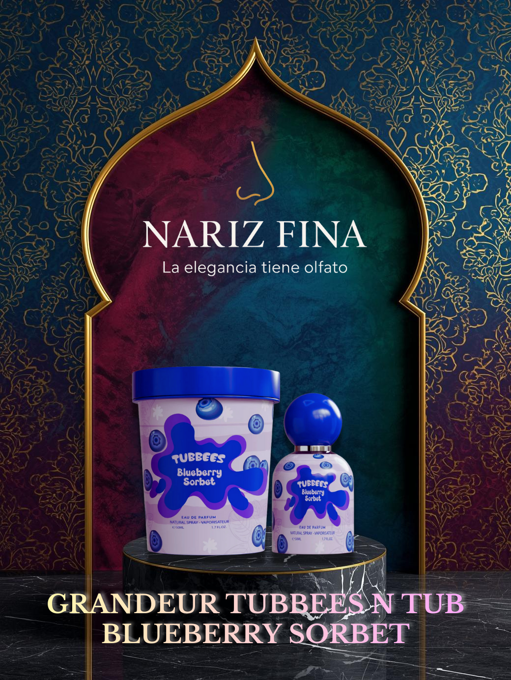 GRANDEUR TUBBEES N TUB- BLUEBERRY SORBET 50ML