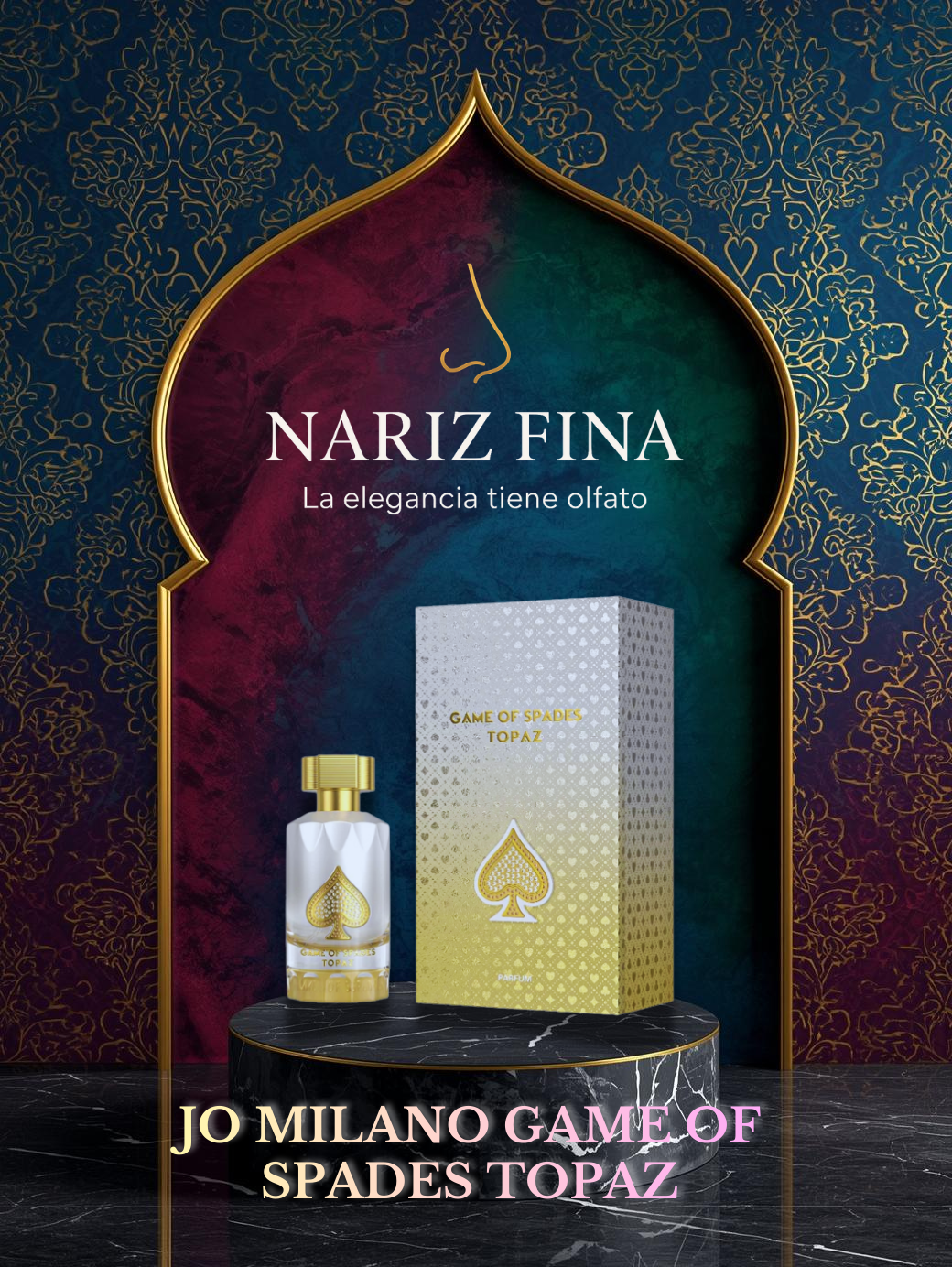 JO MILANO GAME OF SPADES TOPAZ MAN EDP 3.4oz 100ML