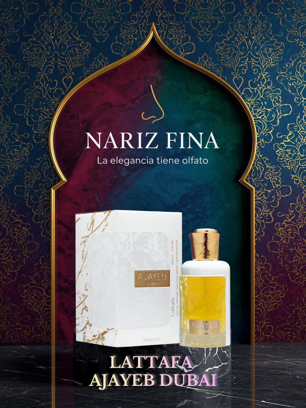 LATTAFA AJAYEB DUBAI 3.4 EDP UNISEX 100ML