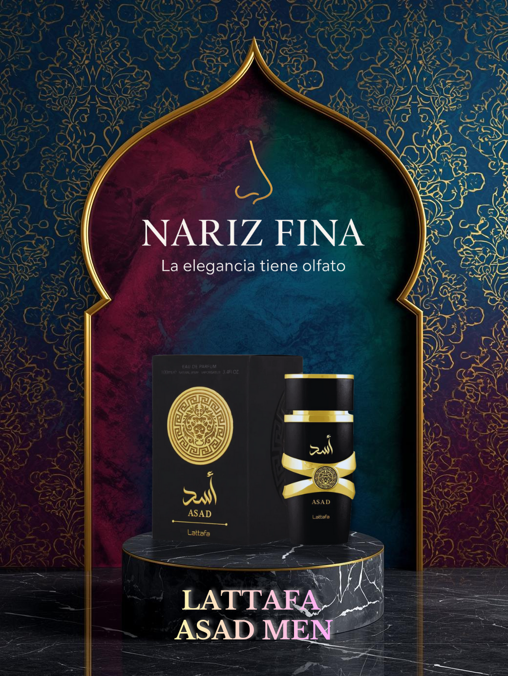 LATTAFA ASAD 3.4 EDP MEN 100ML
