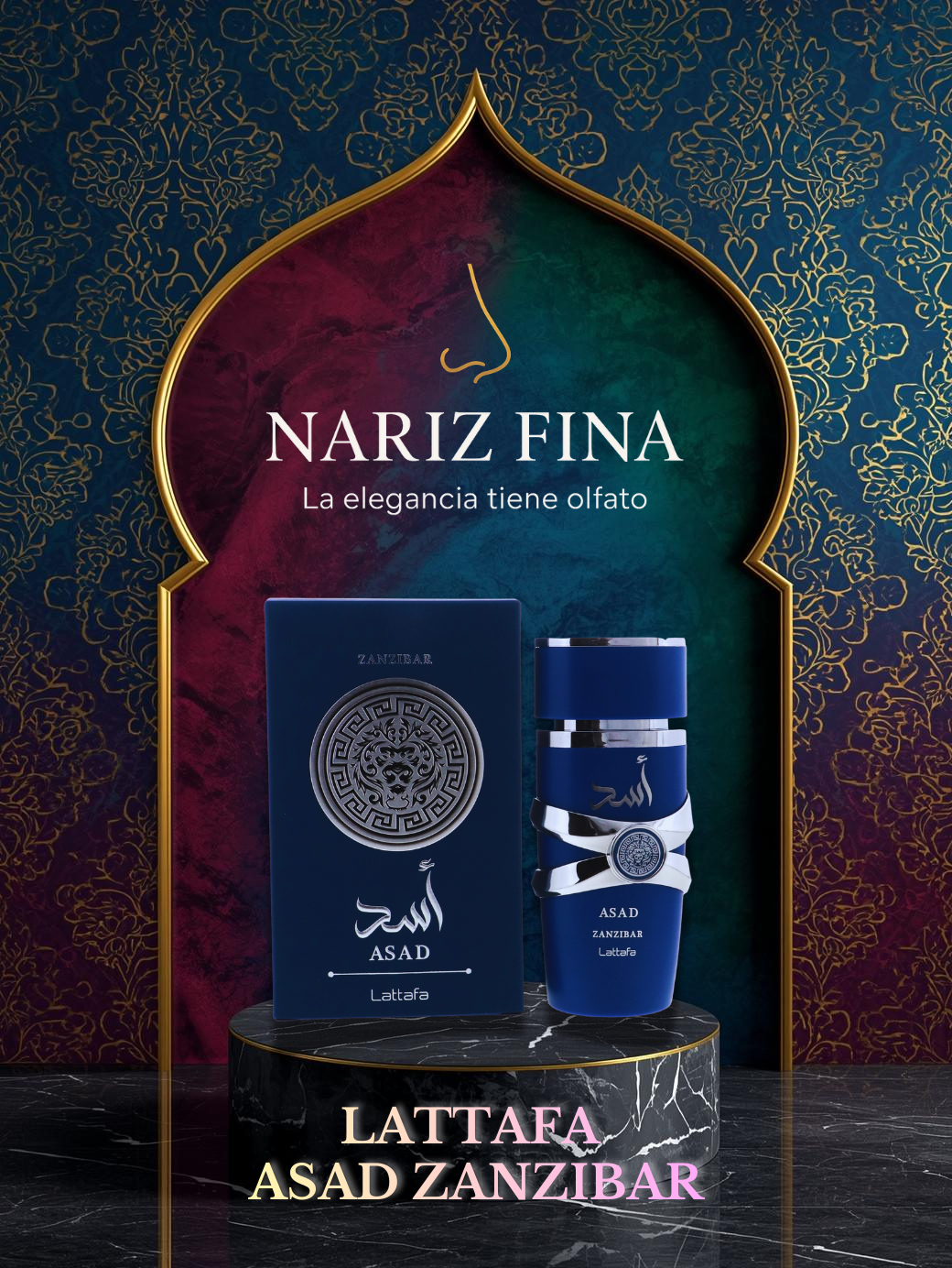 LATTAFA ASAD ZANZIBAR 3.4 EDP MEN 100ML