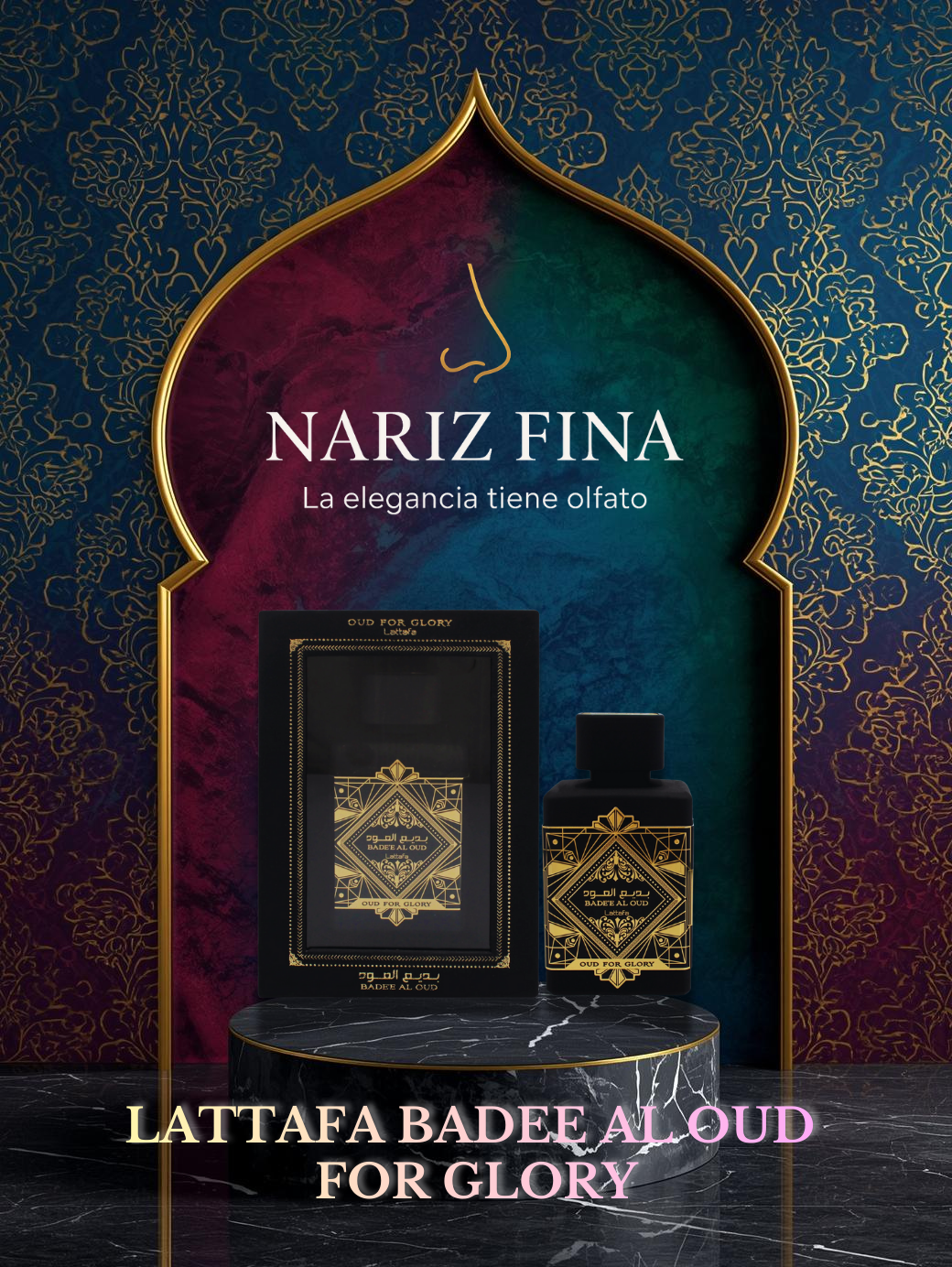LATTAFA BADEE AL OUD FOR GLORY 3.4 EDP 100ML