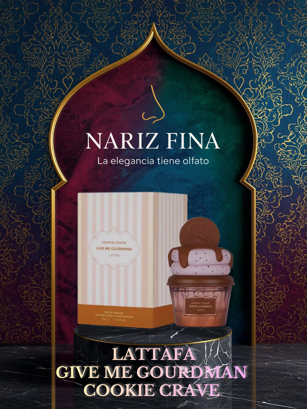 LATTAFA GIVE ME GOURMAND COOKIE CRAVE 75ML EDP SPRAY