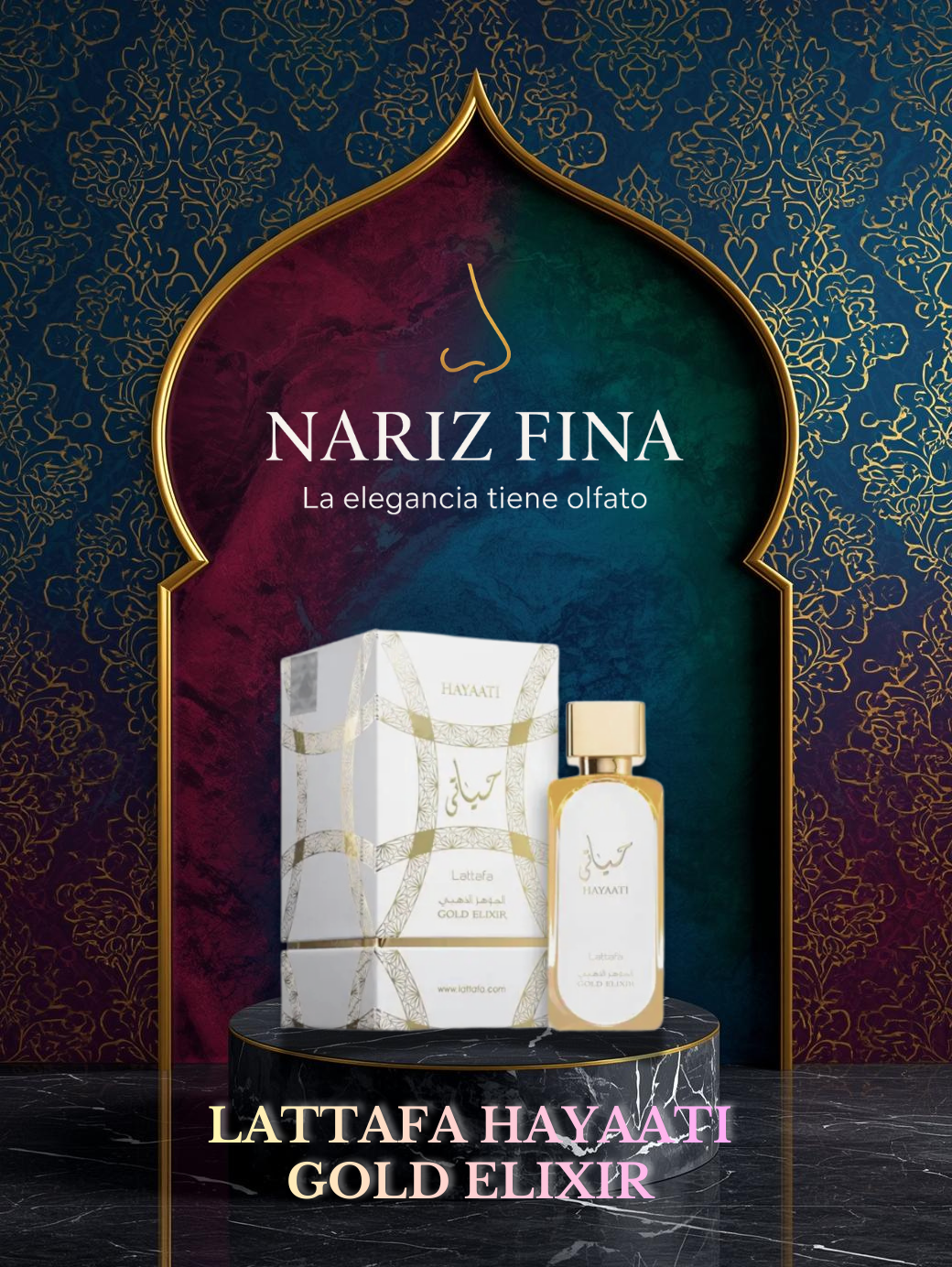 LATTAFA HAYAATI GOLD ELIXIR 3.4 EDP UNISEX 100ML