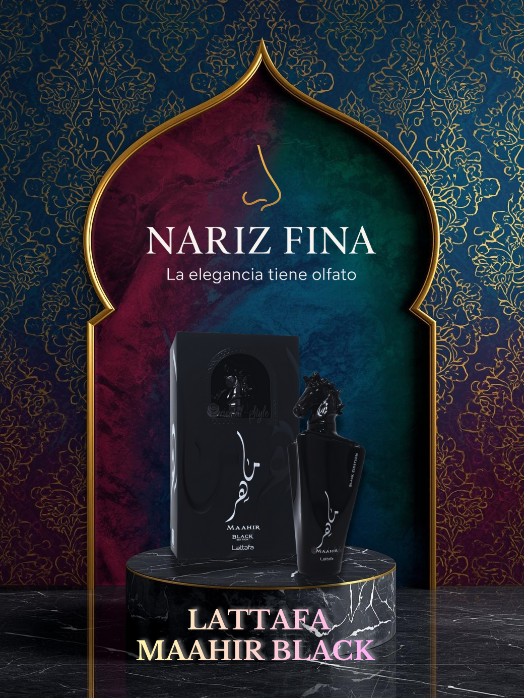 LATTAFA MAAHIR BLACK 3.4 EDP UNISEX 100ML