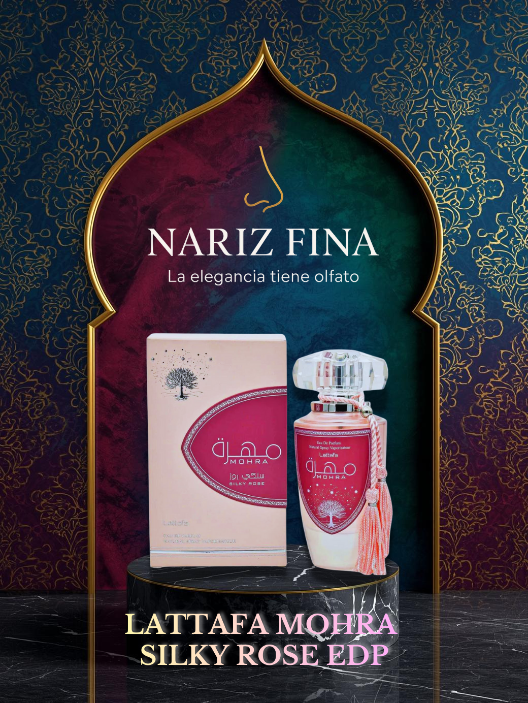 LATTAFA MOHRA SILKY ROSE 3.4 EDP WOMEN 100ML