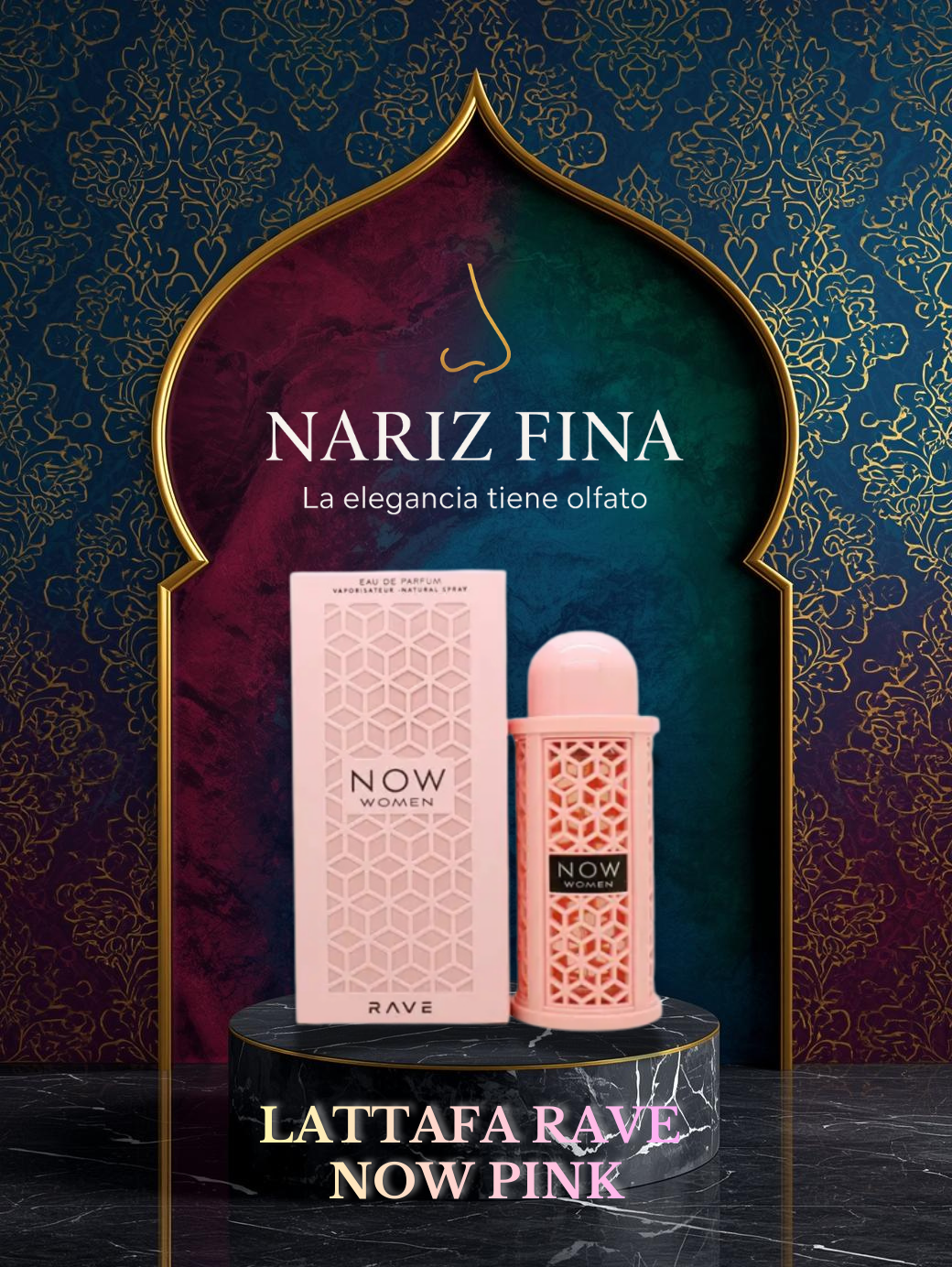 LATTAFA RAVE NOW PINK 3.4 EDP WOMEN 100ML