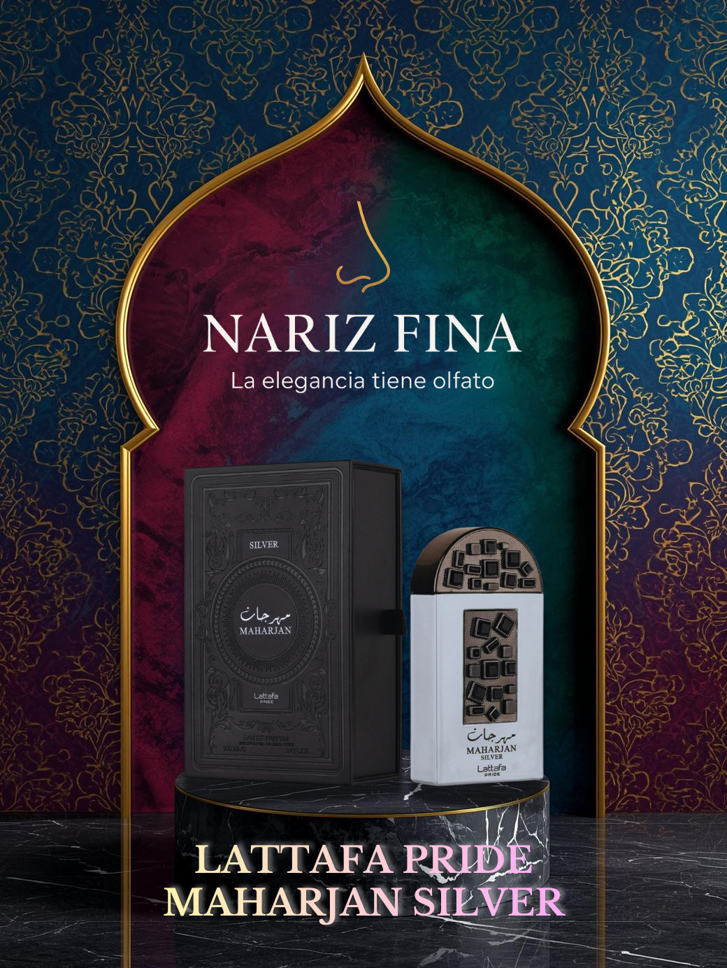 LATTAFA PRIDE MAHARJAN SIVER 3.4 EDP UNISEX 100ml