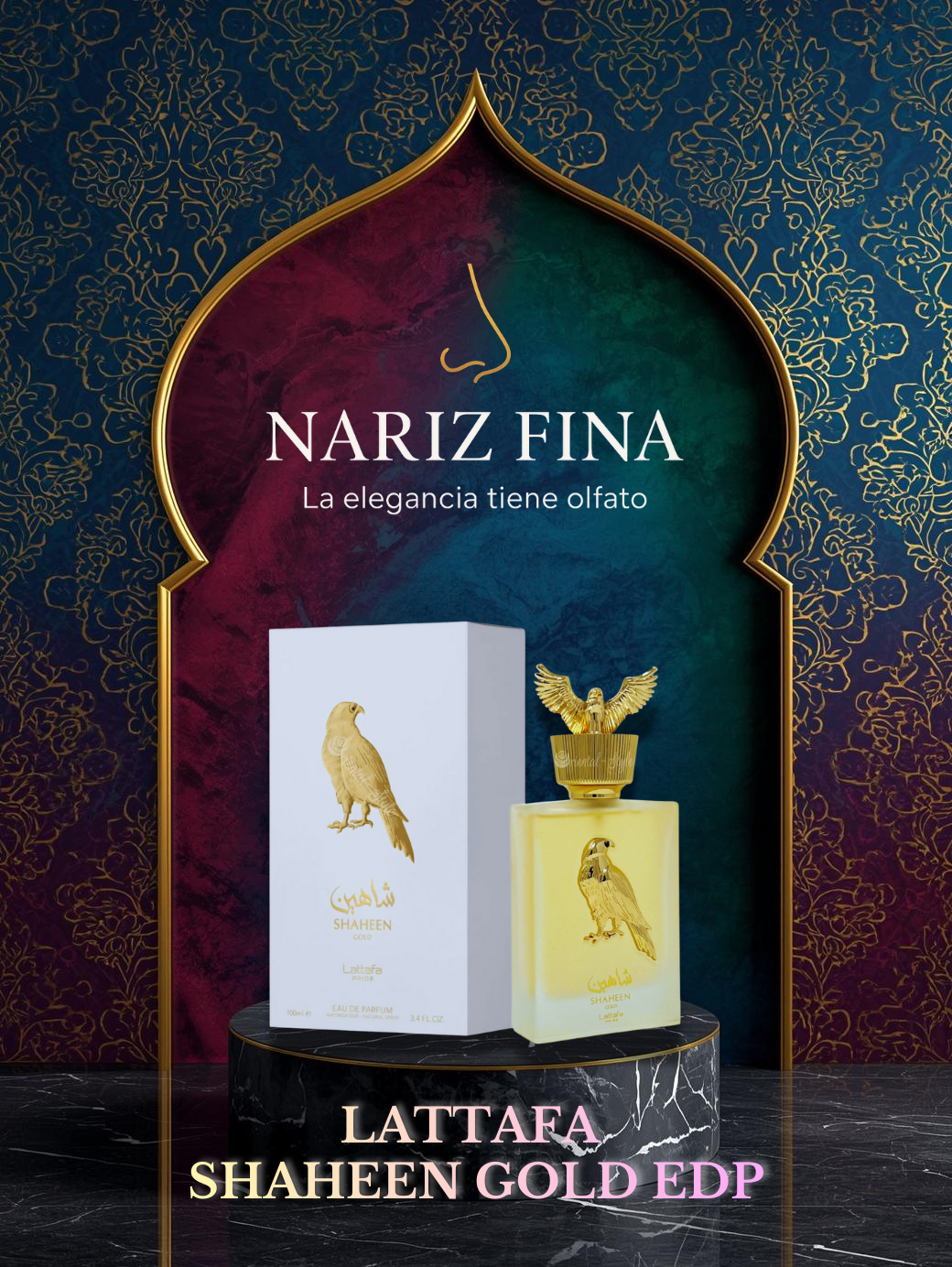 LATTAFA SHAHEEN GOLD 3.4 EDP UNISEX 100ML