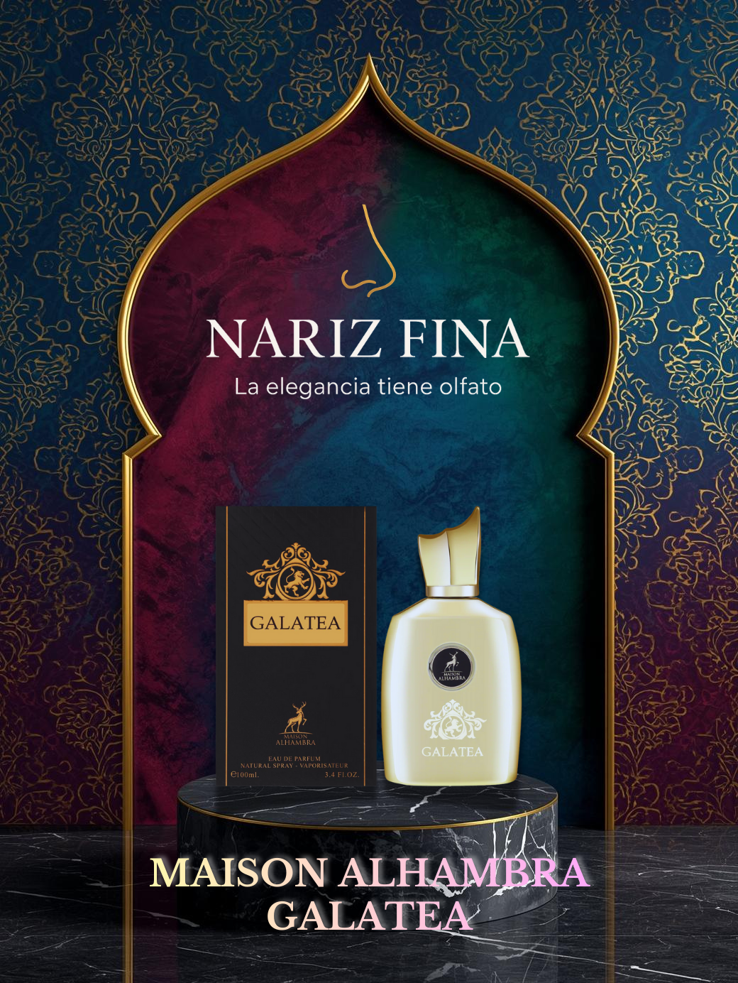 MAISON ALHAMBRA GALATEA 3.4 EDP UNISEX 100ML
