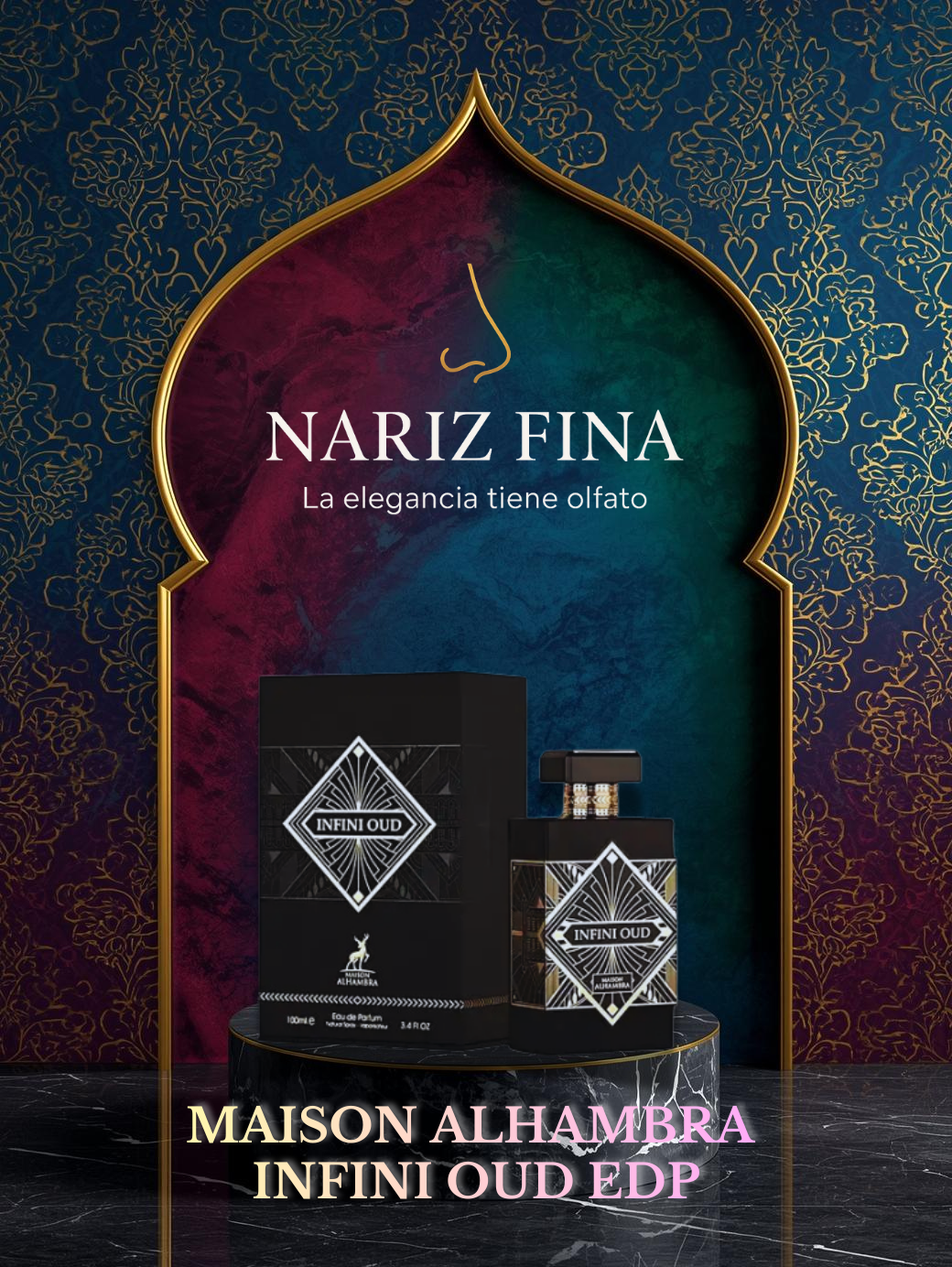 MAISON ALHAMBRA INFINI OUD 3.4 EDP UNISEX 100ML