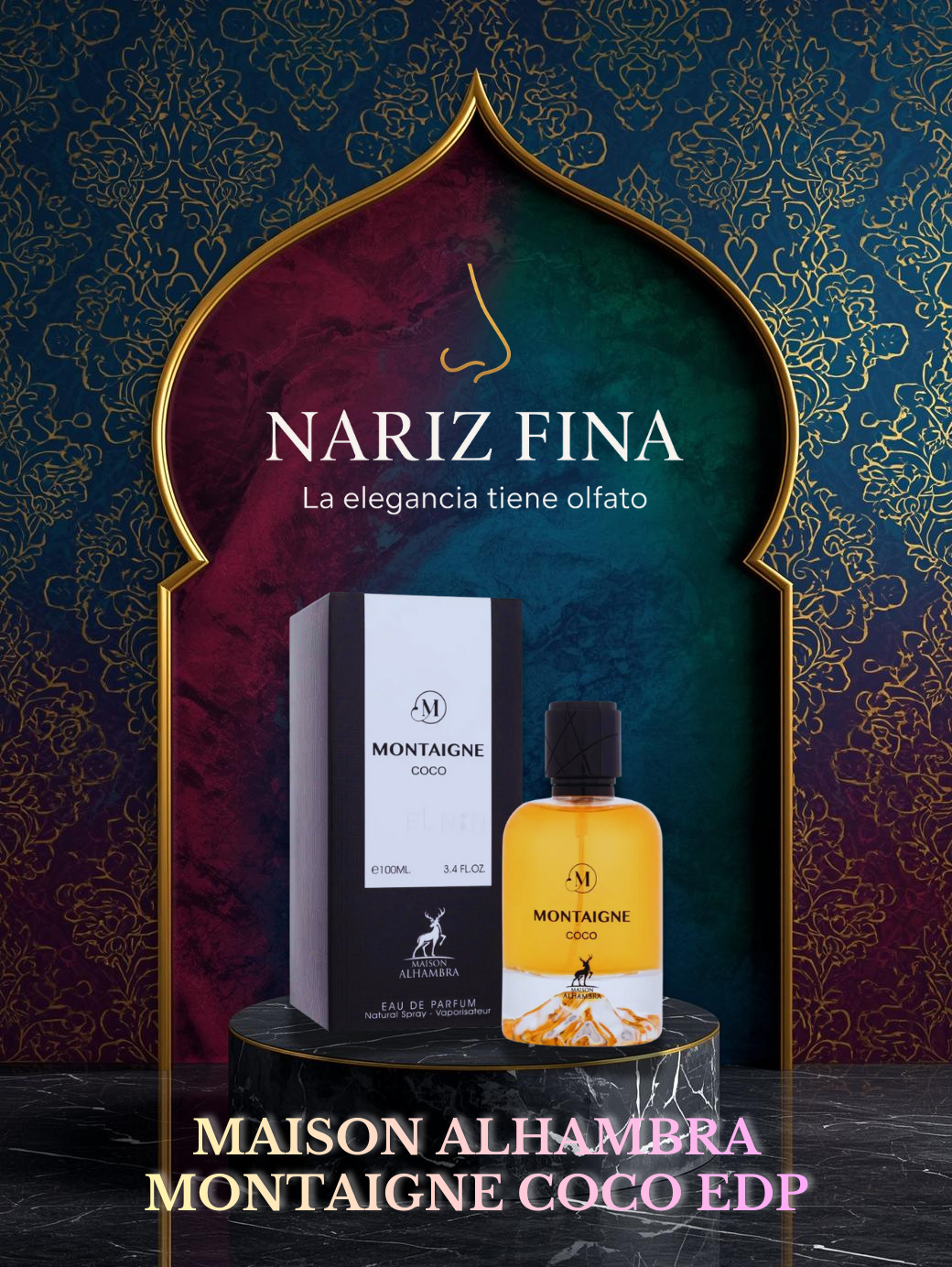 MAISON ALHAMBRA MONTAIGNE COCO 3.4 EDP WOMEN 100ML