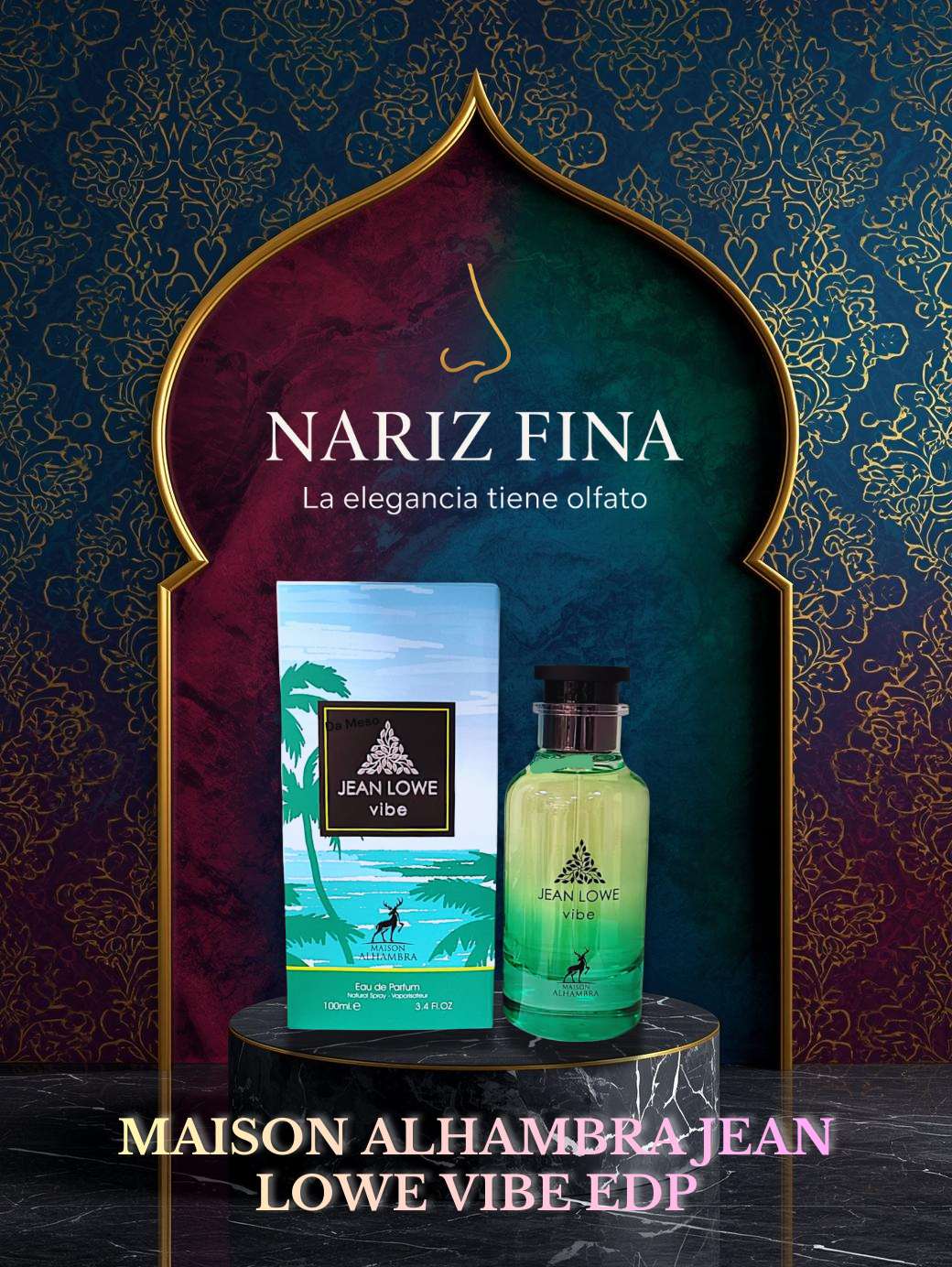 MAISON ALHAMBRA JEAN LOWE VIBE 100 ML SPRAY