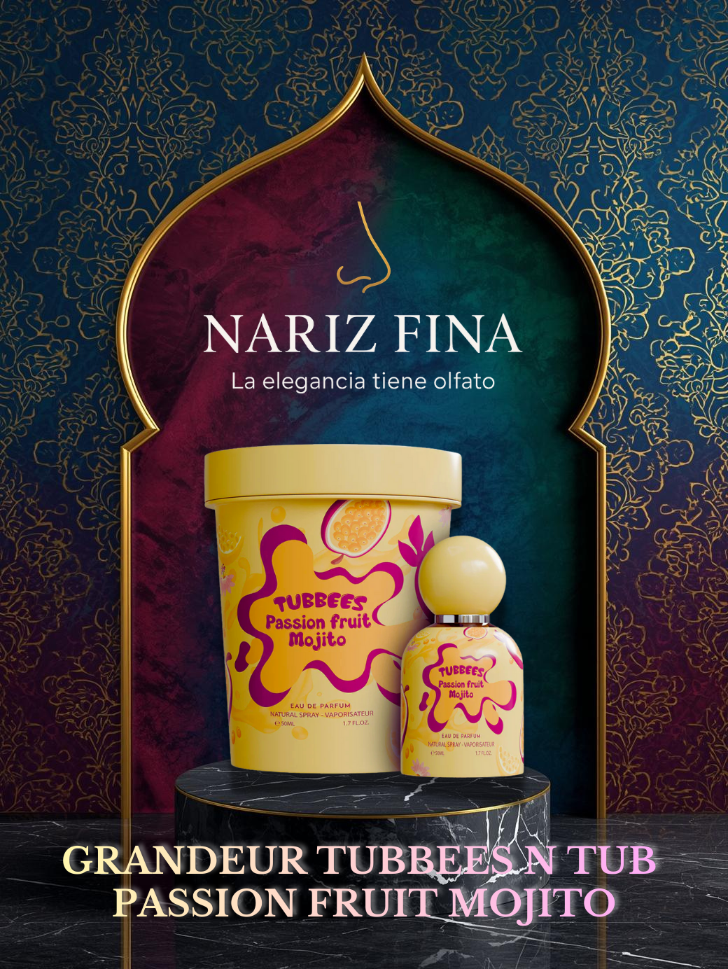 GRANDEUR TUBBEES N TUB- PASSION FRUIT MOJITO 50ML