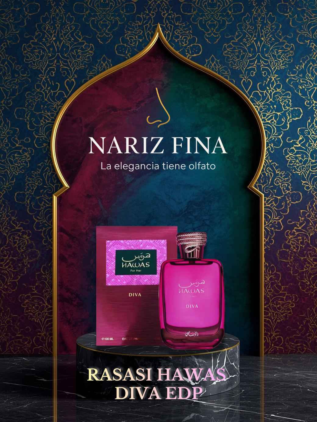 RASASI HAWAS DIVA WOMEN EDP 3.4oz 100ML